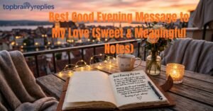 best-good-evening-message-to-my-love-sweet-and-meaningful-notes