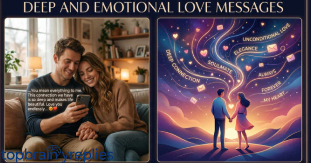 Deep and Emotional Love Messages