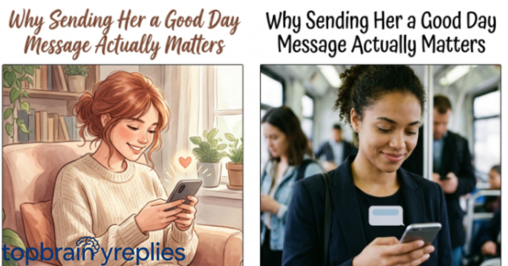 Why Sending Her a Good Day Message Actually Matters