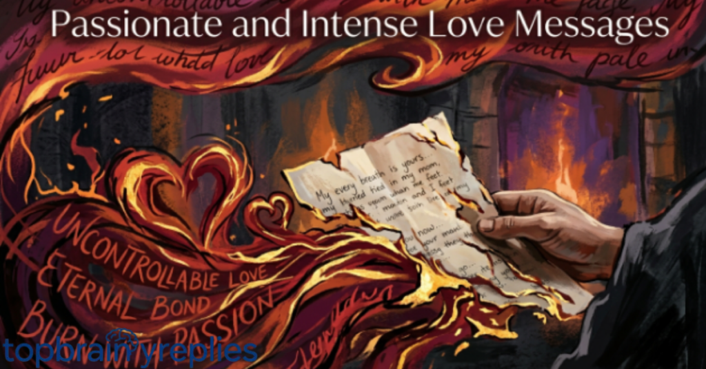 Passionate and Intense Love Messages