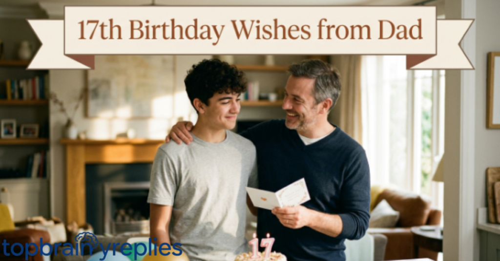 17th Birthday Wishes from Dad