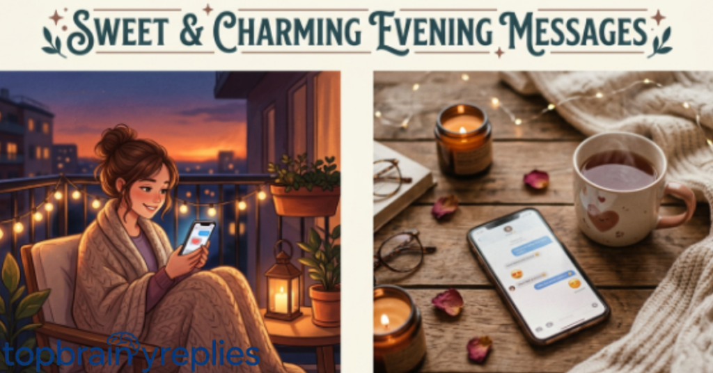 Sweet & Charming Evening Messages