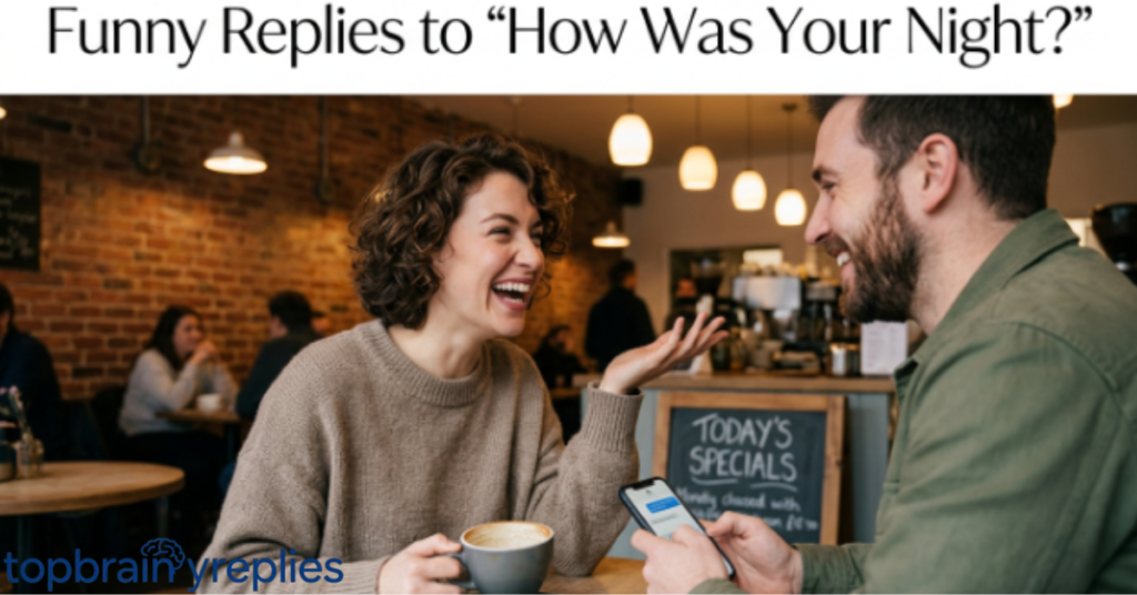 Funny Replies to "How Was Your Night?"