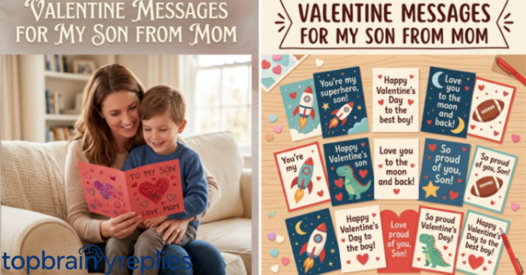 Valentine Messages for My Son From Mom