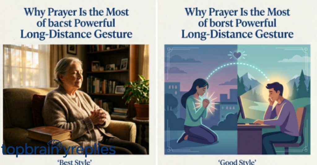 Why Prayer Is the Most Powerful Long-Distance Gesture