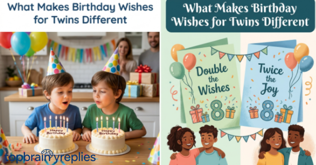 What Makes Birthday Wishes for Twins Different