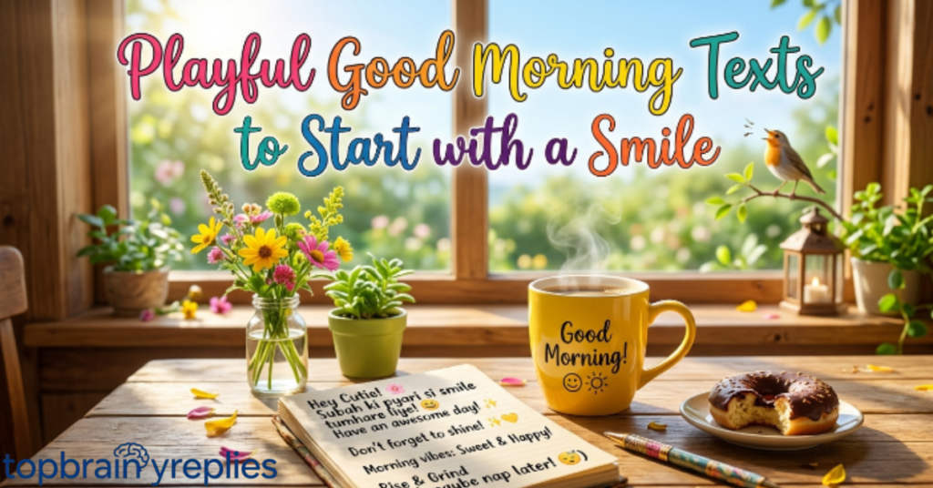 Playful Good Morning Texts to Start with a Smile