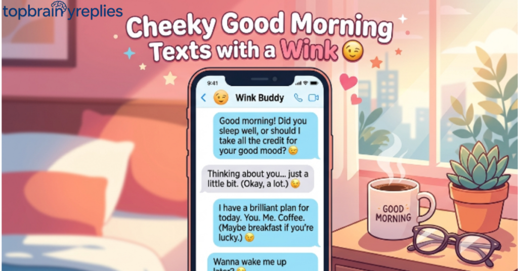 Cheeky Good Morning Texts with a Wink