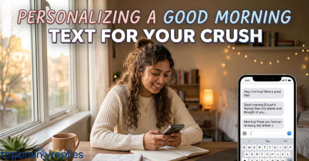 Personalizing a Good Morning Text for Your Crush