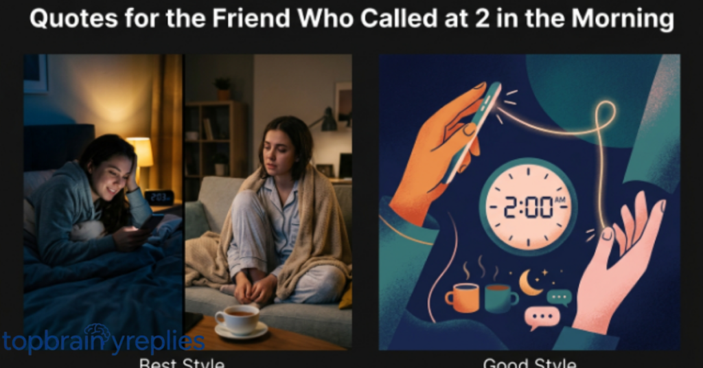 Quotes for the Friend Who Called at 2 in the Morning