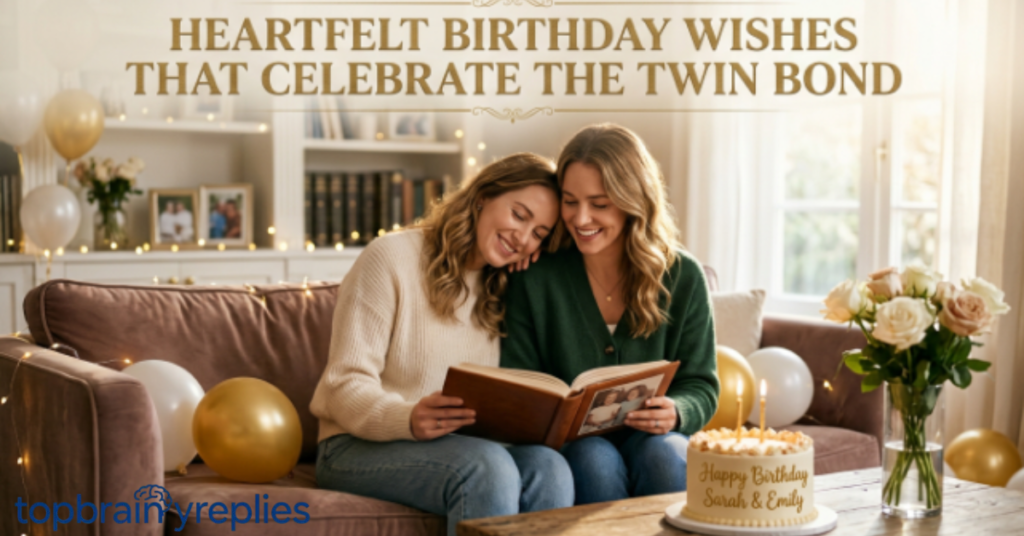 Heartfelt Birthday Wishes That Celebrate the Twin Bond