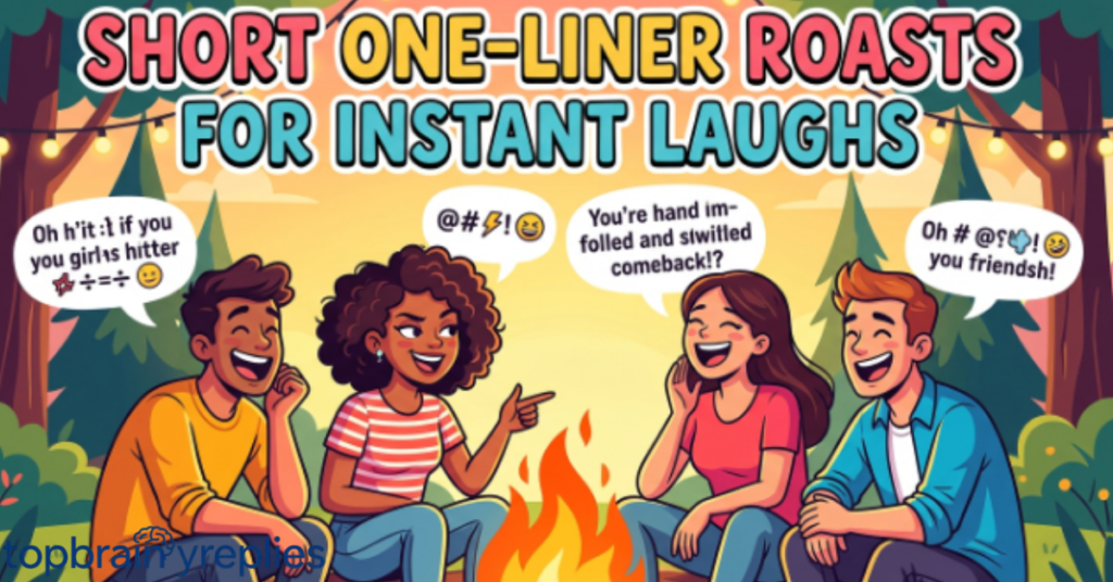 Short One-Liner Roasts for Instant Laughs