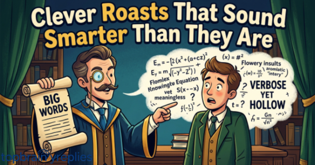 Clever Roasts That Sound Smarter Than They Are