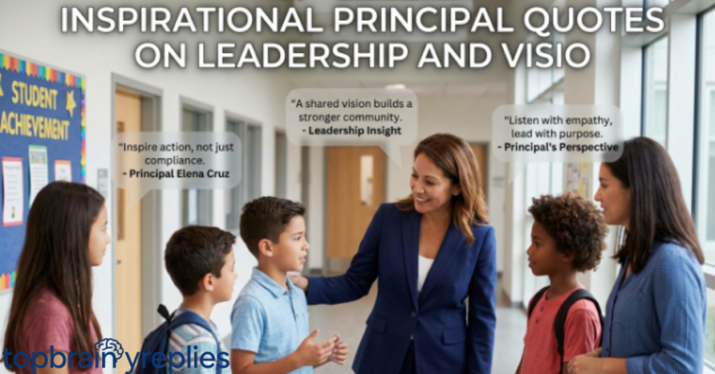 Inspirational Principal Quotes on Leadership and Vision