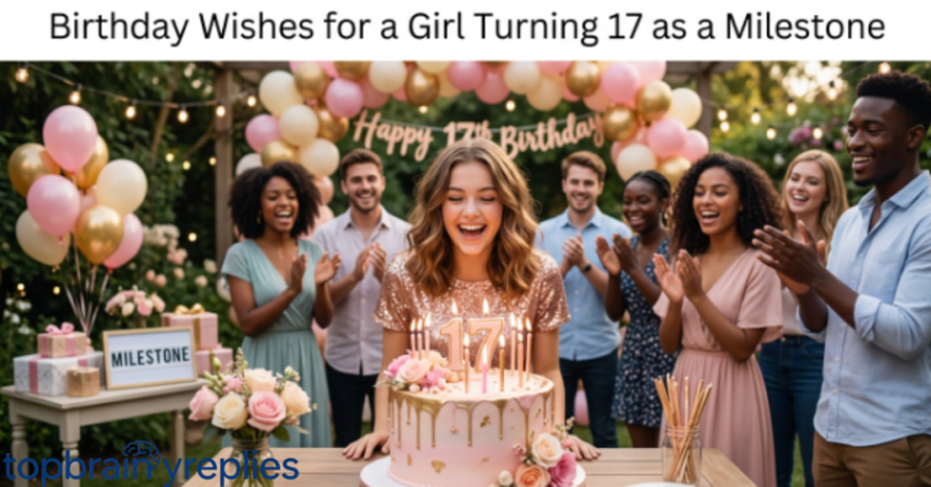 Birthday Wishes for a Girl Turning 17 as a Milestone