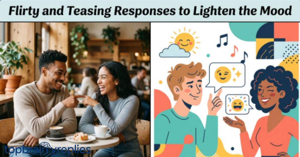 Flirty and Teasing Responses to Lighten the Mood